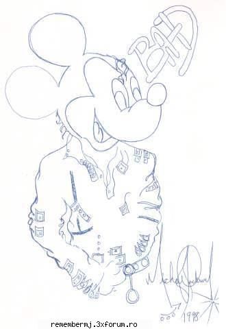 ♪Mike`s drawings♪ - I love the mouse!Mickey - ♪His drawings♪