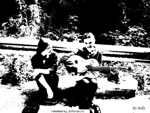 me and a friend with her guitar